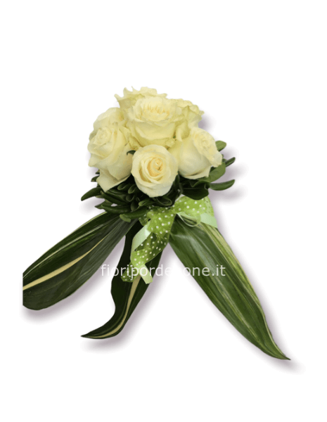 Bouquet a scettro bianco