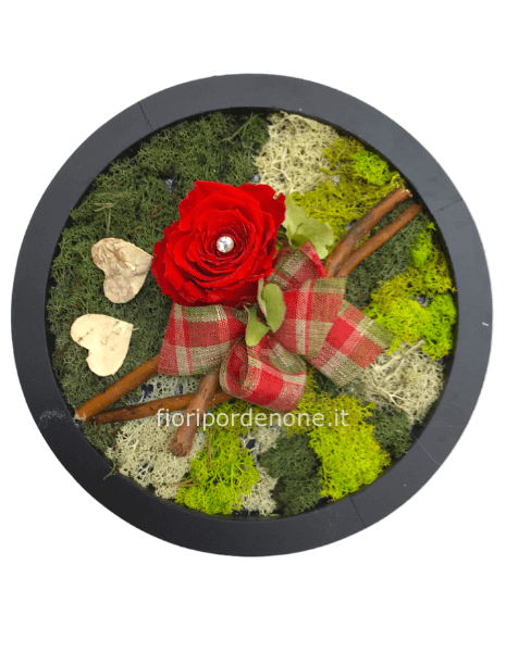 Quadro rotondo romantico 