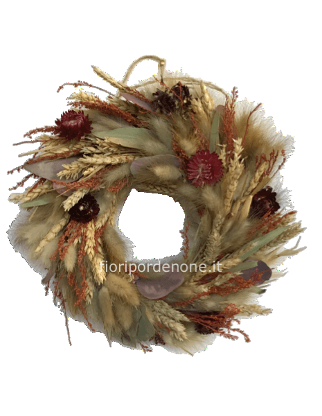 Fuoriporta con fiori essiccati