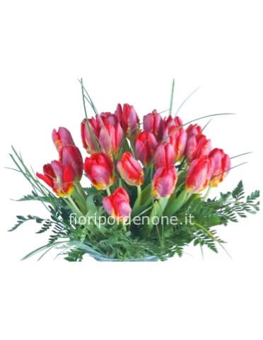 Bouquet di tulipani colori misti