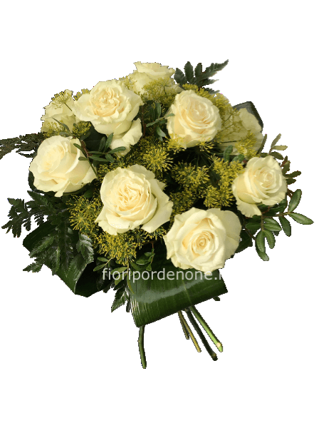 Bouquet di  rose bianche 